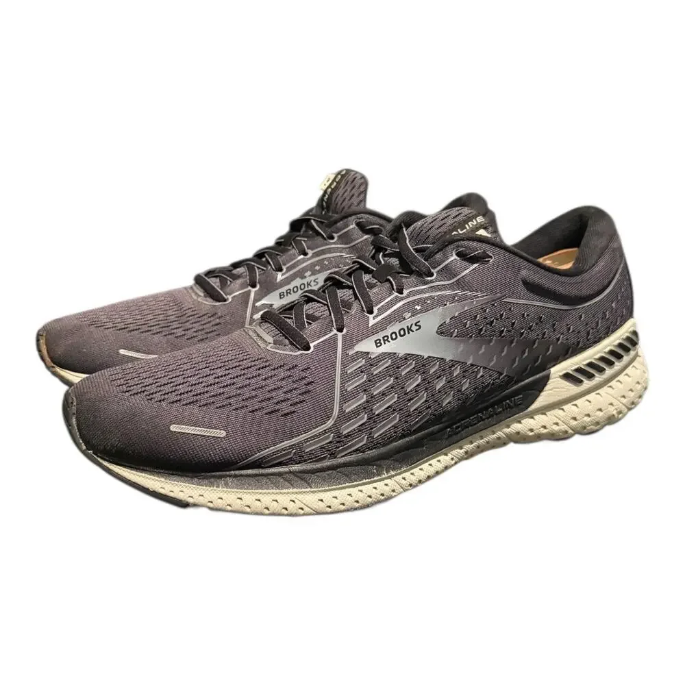 Brooks Adrenaline GTS 21 Men’s 12 D Gray Running Shoes Sneakers 1103491D093